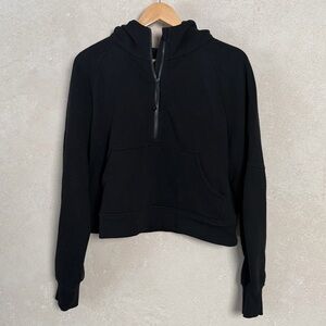 Lululemon Scuba Oversized Half-Zip Hoodie, Black,Size M/L